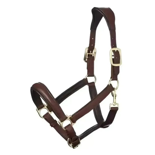 Lemieux Anatomic Headcollar Brown-Headcollars-Lemieux-Brown-Cob-Horsey Shopping