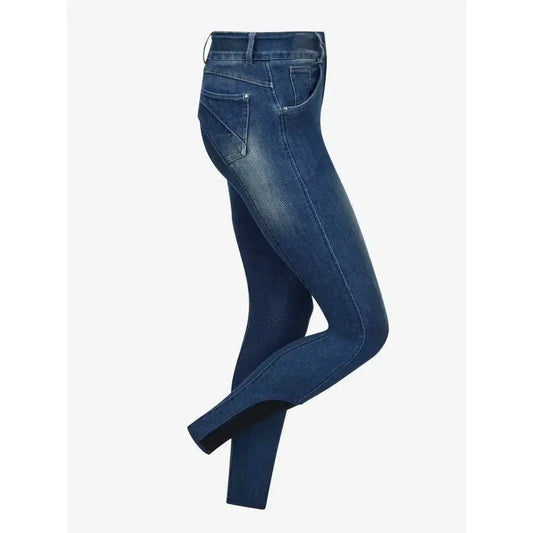 Lemieux Anneka Denim Breech Dark Wash-Riding Tights-Lemieux-6-Horsey Shopping