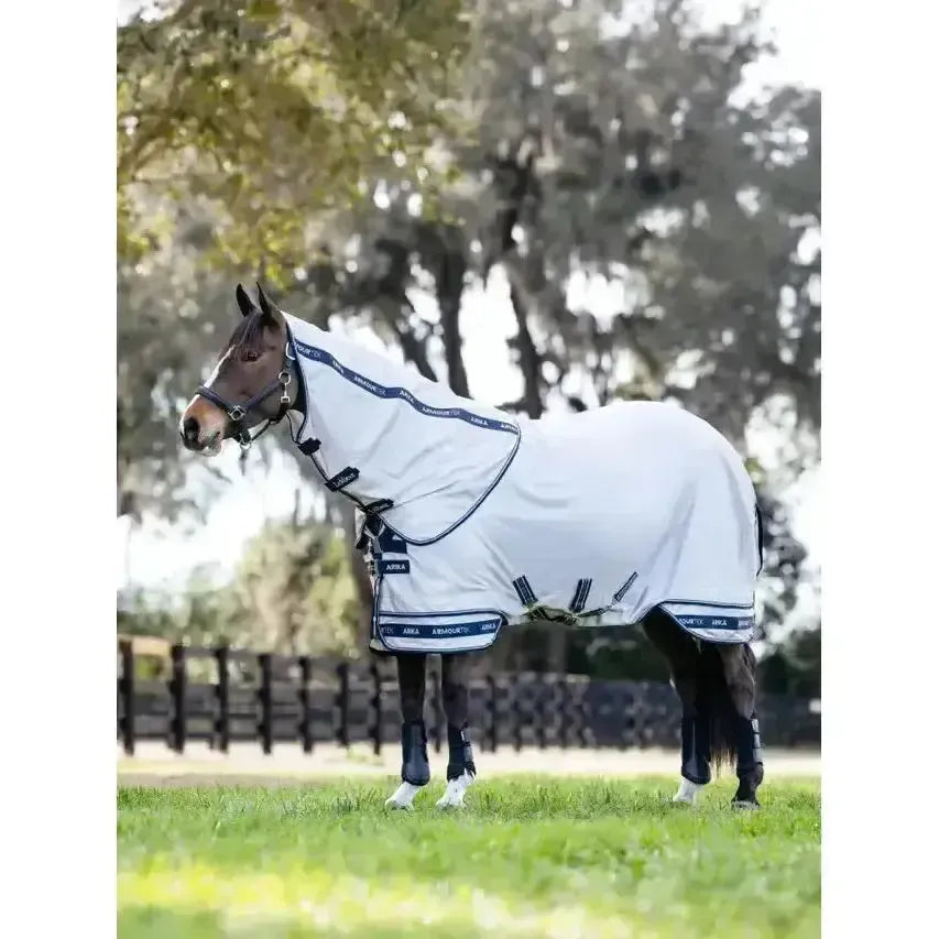 Lemieux Arika Armour-Tek Fly Rug Grey-Fly Rugs-Lemieux-Grey-4'9"-Horsey Shopping