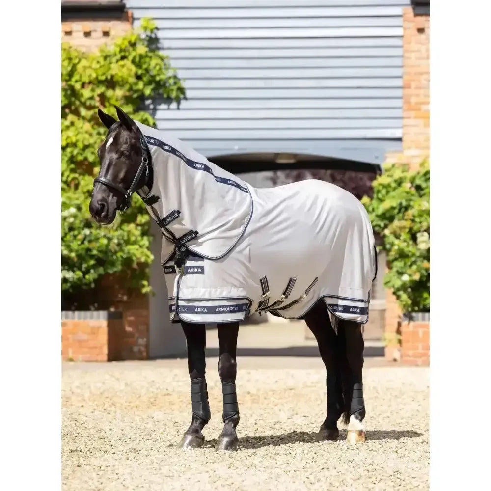 Lemieux Arika Armour-Tek Fly Rug Grey-Fly Rugs-Lemieux-Grey-4'9"-Horsey Shopping