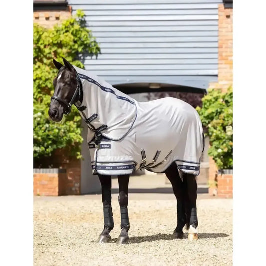 Lemieux Arika Armour-Tek Fly Rug Grey-Fly Rugs-Lemieux-Grey-4'9"-Horsey Shopping