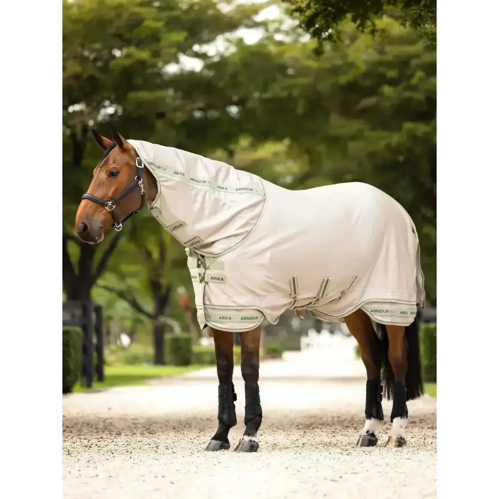 Lemieux Arika Armour-Tek Fly Rug Stone / Fern-Fly Rugs-Lemieux-5'6"-Horsey Shopping