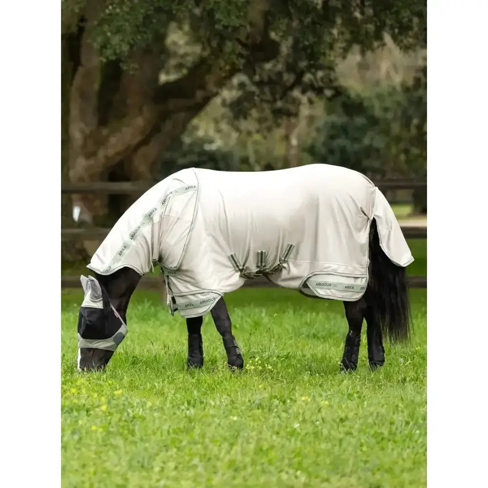 Lemieux Arika Armour-Tek Fly Rug Stone / Fern-Fly Rugs-Lemieux-5'6"-Horsey Shopping
