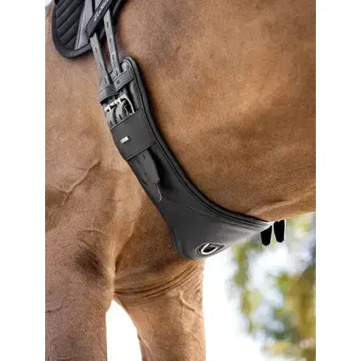 Lemieux Arika Contoured Dressage Girth Black-Dressage Girths-Lemieux-45cm-Black-Horsey Shopping