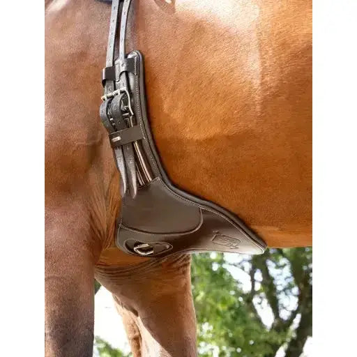 Lemieux Arika Contoured Short Stud Girth Brown-Stud Girths-Lemieux-45cm-Brown-Horsey Shopping