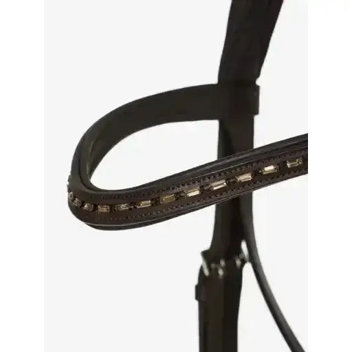 Lemieux Arika Dressage Bridle Brown/Silver-Flash Bridles-Lemieux-Pony-Brown/Silver-Horsey Shopping