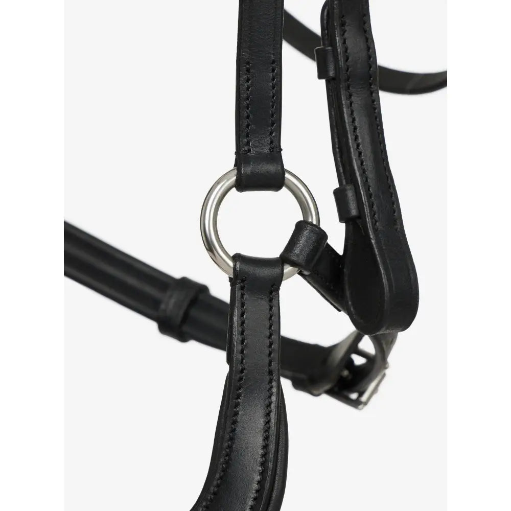 Lemieux Arika Drop Bridle Black/Silver-Drop Noseband Bridles-Lemieux-Pony-Black/Silver-Horsey Shopping