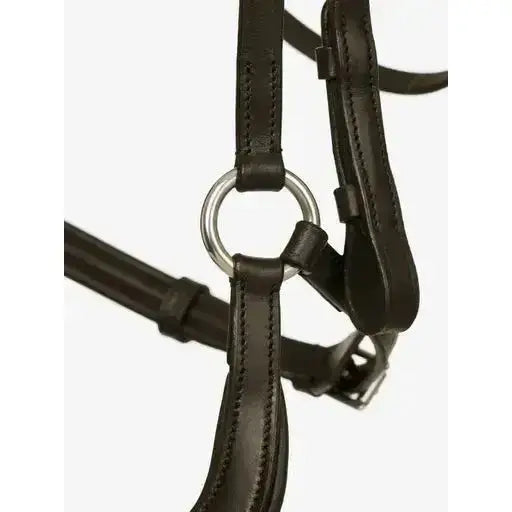 Lemieux Arika Drop Bridle Brown/Silver-Drop Noseband Bridles-Lemieux-Pony-Brown/Silver-Horsey Shopping