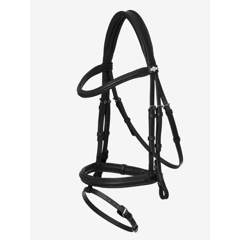 Lemieux Arika Flash Bridle Black/Silver-Flash Bridles-Lemieux-Pony-Black/Silver-Horsey Shopping