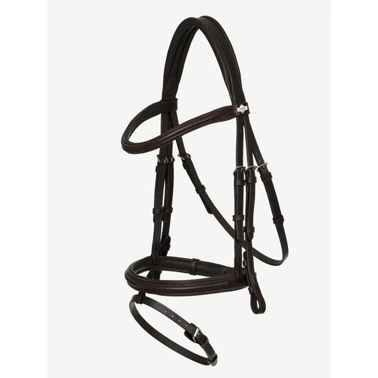 Lemieux Arika Flash Bridle Brown/Silver-Flash Bridles-Lemieux-Pony-Brown/Silver-Horsey Shopping