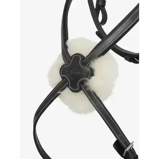 Lemieux Arika Grackle Bridle Black/Silver-Grackle Bridles-Lemieux-Pony-Black/Silver-Horsey Shopping