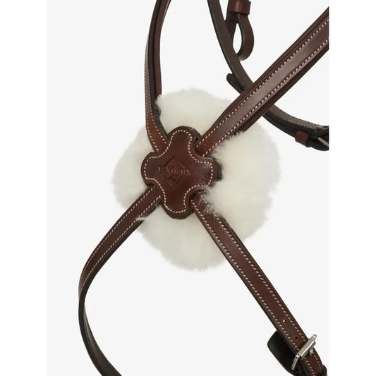 Lemieux Arika Grackle Bridle Havana/Silver-Grackle Bridles-Lemieux-Cob-Havana/Silver-Horsey Shopping