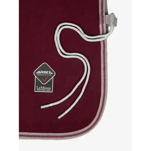 Lemieux Arika Jersey-Tek Fleece Burgundy-Fleece Rugs-Lemieux-5'6"-Burgundy-Horsey Shopping