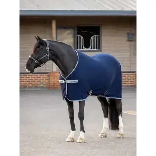 Lemieux Arika Jersey-Tek Fleece Navy-Fleece Rugs-Lemieux-5'6"-Navy-Horsey Shopping
