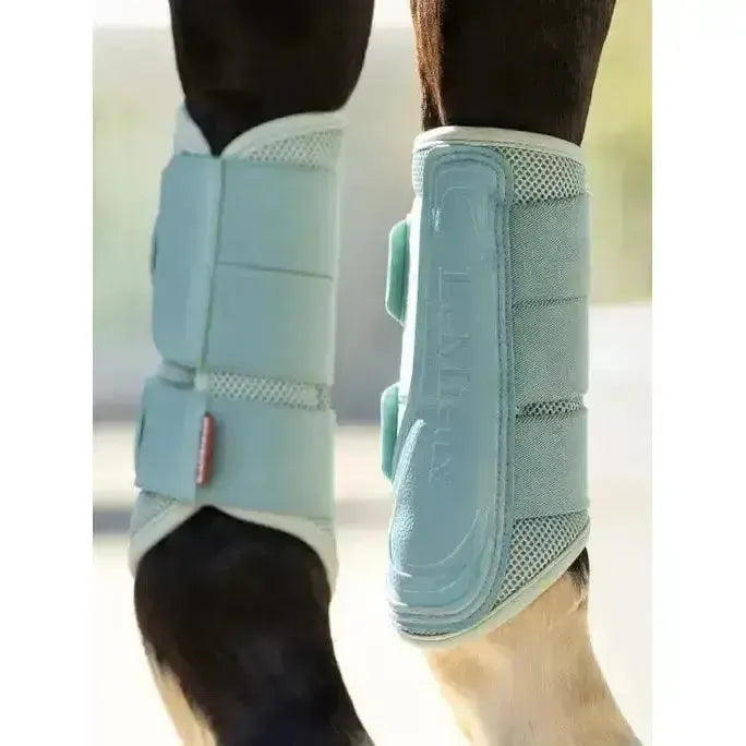 Lemieux Arika Mesh Brushing Boots Aqua-Brushing Boots-Lemieux-Aqua-Small-Horsey Shopping