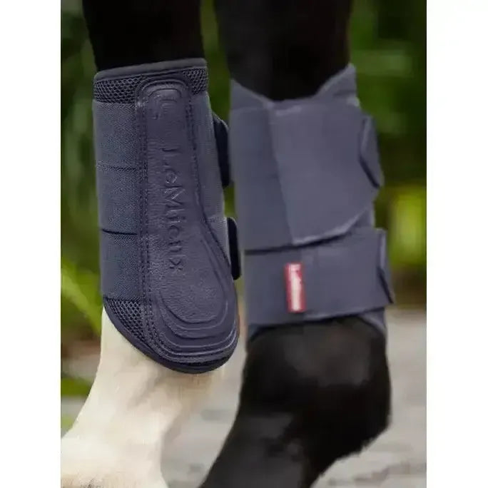 Lemieux Arika Mesh Brushing Boots Dusk Blue-Brushing Boots-Lemieux-Dusk Blue-Small-Horsey Shopping