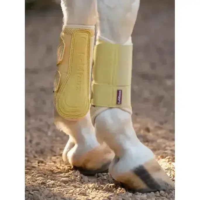 Lemieux Arika Mesh Brushing Boots Mimosa-Brushing Boots-Lemieux-Mimosa-Medium-Horsey Shopping