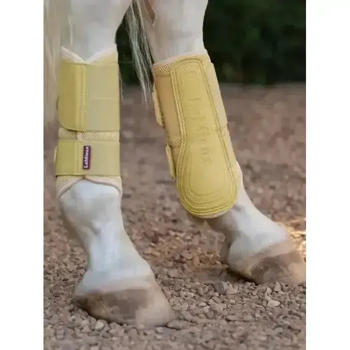 Lemieux Arika Mesh Brushing Boots Mimosa-Brushing Boots-Lemieux-Mimosa-Medium-Horsey Shopping