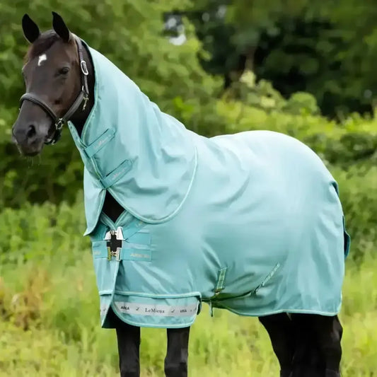 Lemieux Arika Ripstop 0g Turnout Rug Lagoon-Turnout Rugs-Lemieux-Lagoon-5'3"-Horsey Shopping