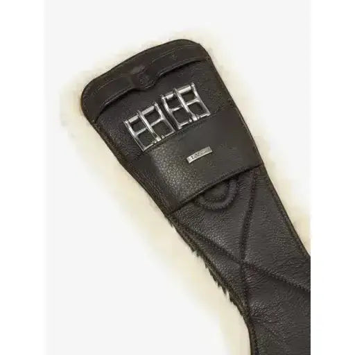 Lemieux Arika Simuwool Contoured Dressage Girth Brown-Dressage Girths-Lemieux-45cm-Brown-Horsey Shopping