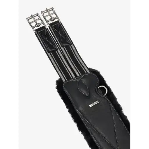 Lemieux Arika Simuwool Contoured Long Stud Girth Black-Stud Girths-Lemieux-100cm-Black-Horsey Shopping