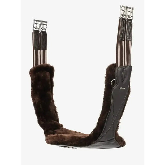 Lemieux Arika Simuwool Contoured Long Stud Girth Brown-Stud Girths-Lemieux-100cm-Brown-Horsey Shopping