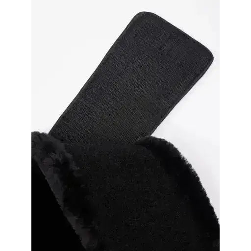 Lemieux Arika Simuwool Contoured Short Stud Girth Black-Stud Girths-Lemieux-45cm-Black-Horsey Shopping