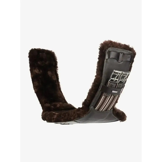 Lemieux Arika Simuwool Contoured Short Stud Girth Brown-Stud Girths-Lemieux-45cm-Brown-Horsey Shopping