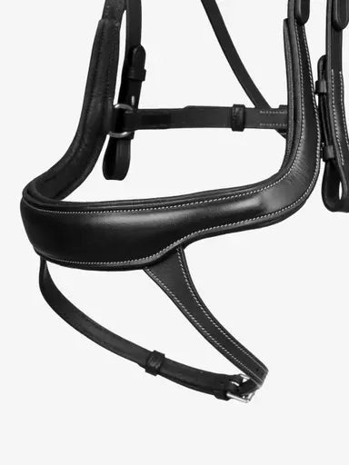Lemieux Arika Split Noseband Bridle Black-Bridles-Lemieux-Black-Pony-Horsey Shopping