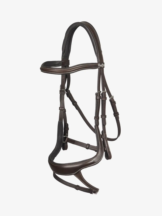 Lemieux Arika Split Noseband Bridle Brown-Bridles-Lemieux-Havana-Pony-Horsey Shopping