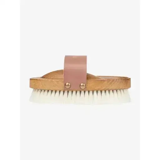 Lemieux Artisan Soft Goats Hair Brush Brown-Body Brushes-Lemieux-One Size-Brown-Horsey Shopping