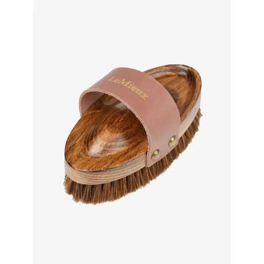 Lemieux Artisan Soft Speckled Brush Brown-Body Brushes-Lemieux-One Size-Brown-Horsey Shopping