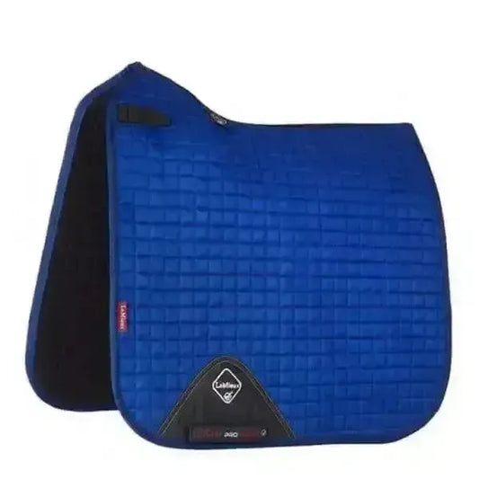 Lemieux Benetton Blue Prosport Suede Dressage Square-Dressage Saddle Pads-Lemieux-Large-Horsey Shopping