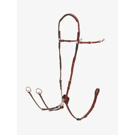 Lemieux Breastplate (D-Ring Attachment) Chestnut/Silver-Breastplates-Lemieux-Chestnut-Cob-Horsey Shopping