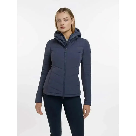 Lemieux Brioney Hybrid Jacket Dusk Blue-Outdoor Coats & Jackets-Lemieux-Dusk Blue-UK 6-Horsey Shopping