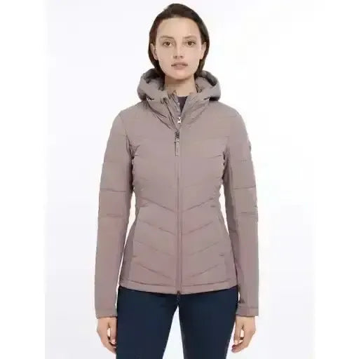 Lemieux Brioney Hybrid Jacket Pecan-Outdoor Coats & Jackets-Lemieux-Pecan-UK 6-Horsey Shopping