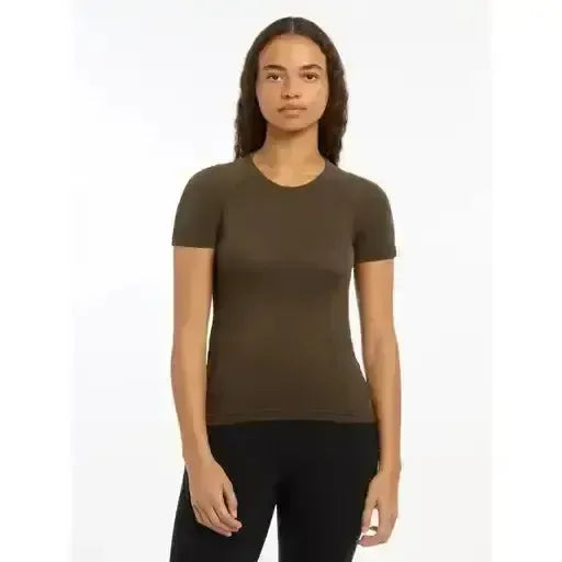 Lemieux Britney Seamless Short Sleeve Top Alpine-Tops-Lemieux-Alpine-UK 6-Horsey Shopping