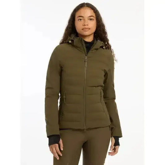 Lemieux Brooke Hybrid Waterproof Jacket Alpine-Outdoor Coats & Jackets-Lemieux-UK 6-Alpine-Horsey Shopping
