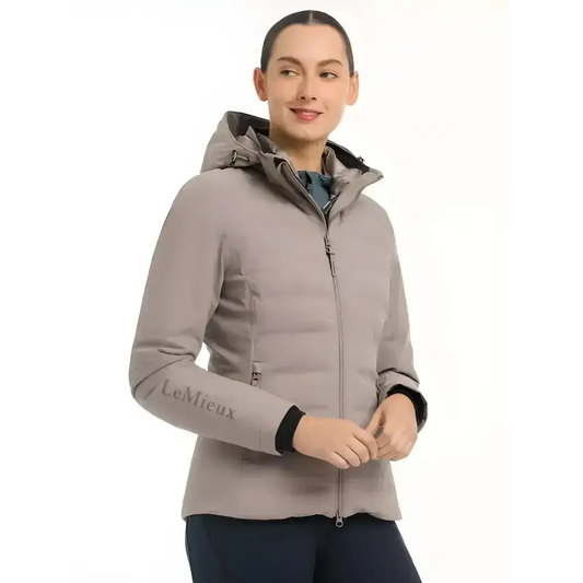 Lemieux Brooke Waterproof Hybrid Jacket Ash-Outdoor Coats & Jackets-Lemieux-UK 6-Ash-Horsey Shopping