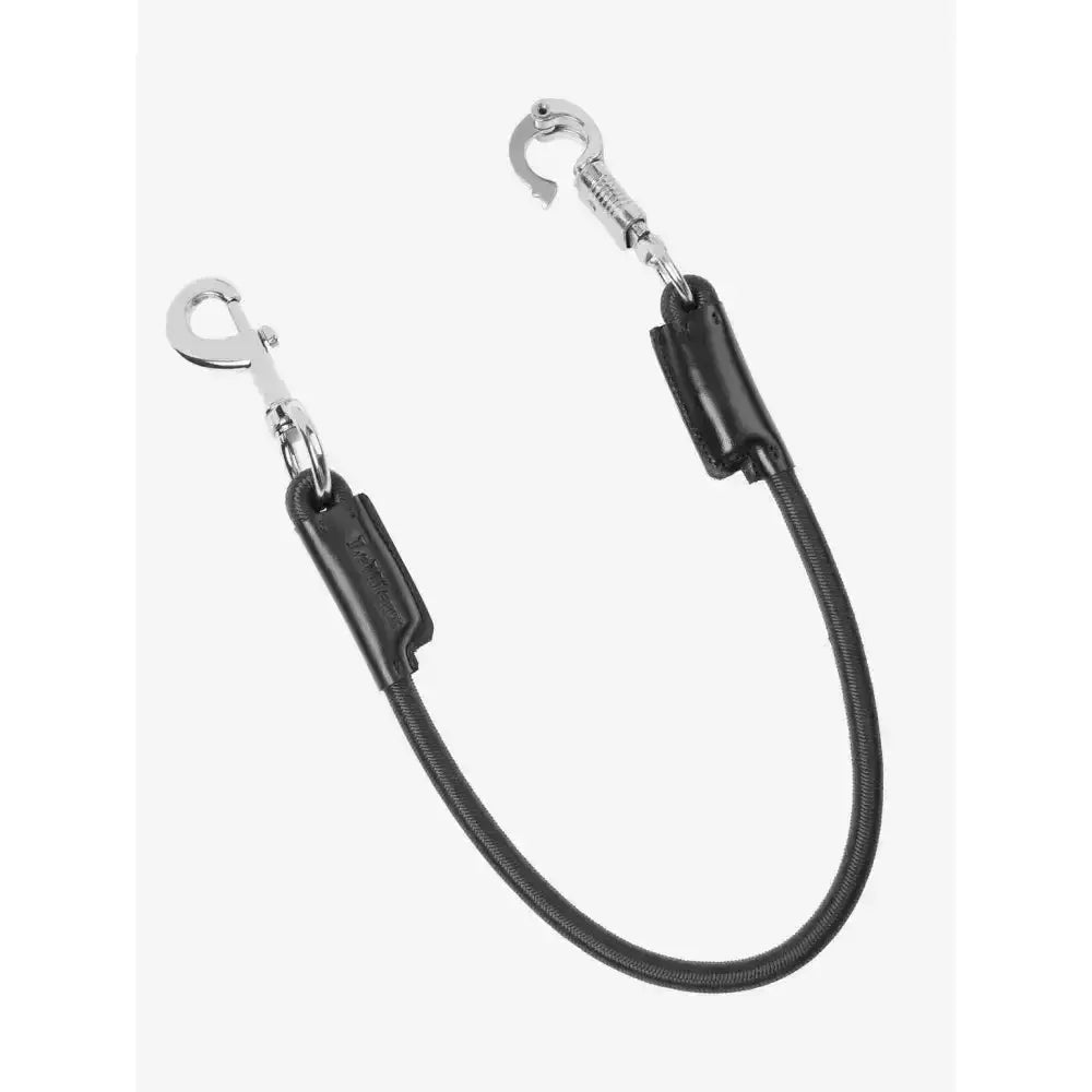 Lemieux Bungee Tie Up Black-Trailer Ties-Lemieux-Black-Horsey Shopping