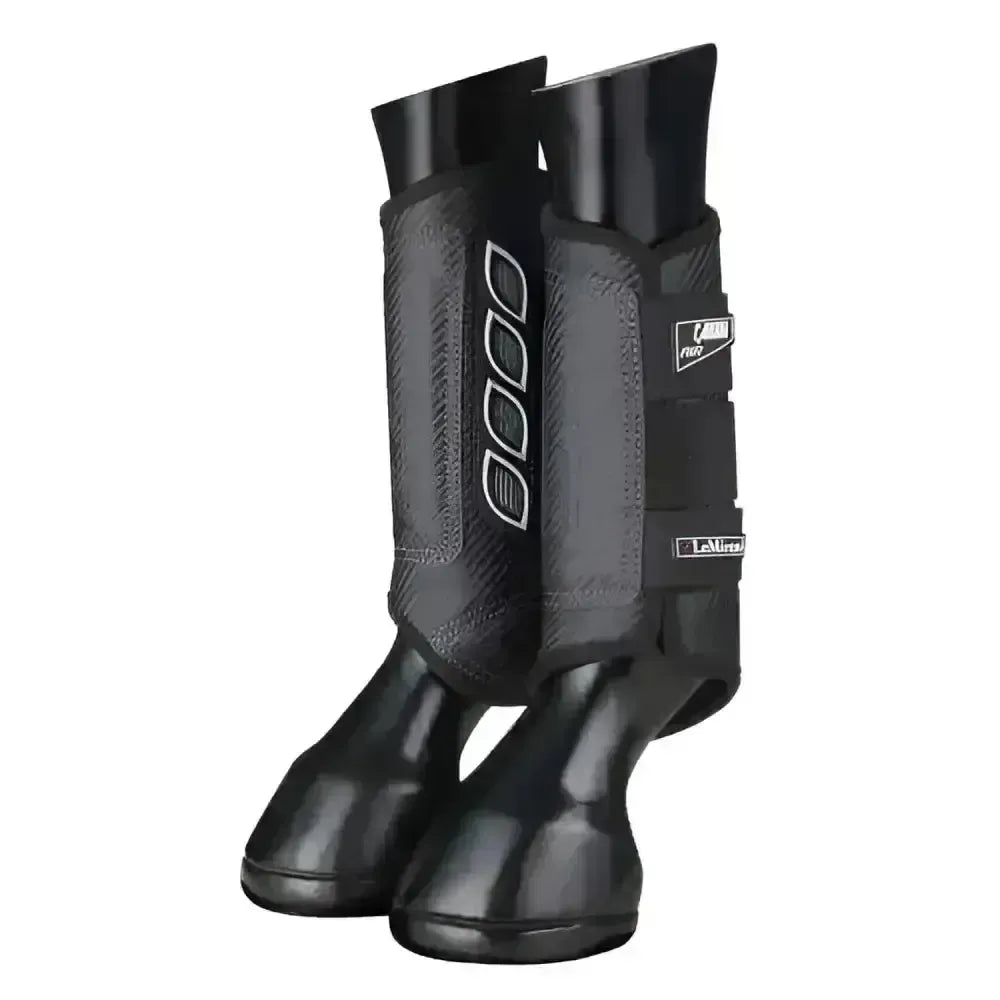 Lemieux Carbon Air XC Boots - Black Front-Cross Country Boots-Lemieux-Small-Horsey Shopping