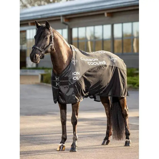Lemieux Carbon Cooler Rug Black-Cooler Rugs-Lemieux-5'6"-Horsey Shopping