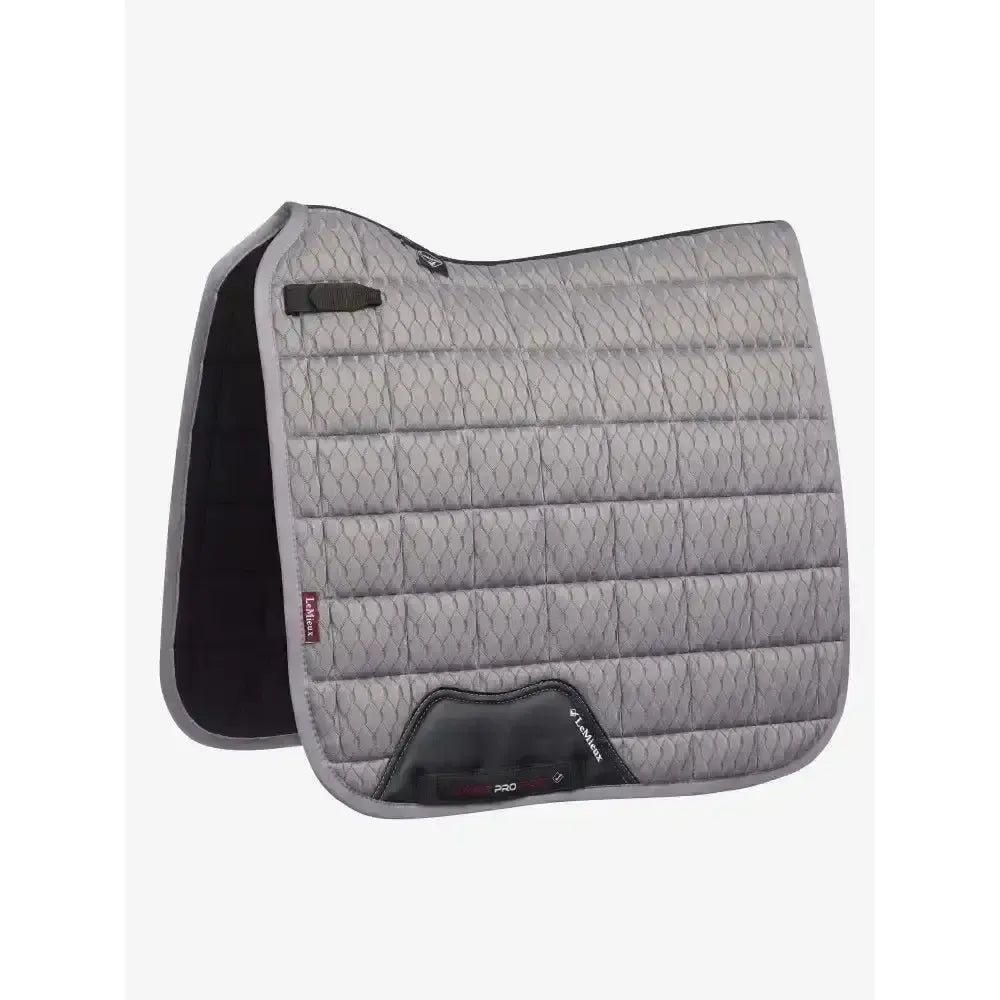 Lemieux Carbon Mesh Dressage Square Grey-Dressage Saddle Pads-Lemieux-Grey-Large-Horsey Shopping