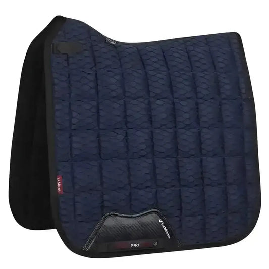 Lemieux Carbon Mesh Dressage Square Navy-Dressage Saddle Pads-Lemieux-Navy-Large-Horsey Shopping