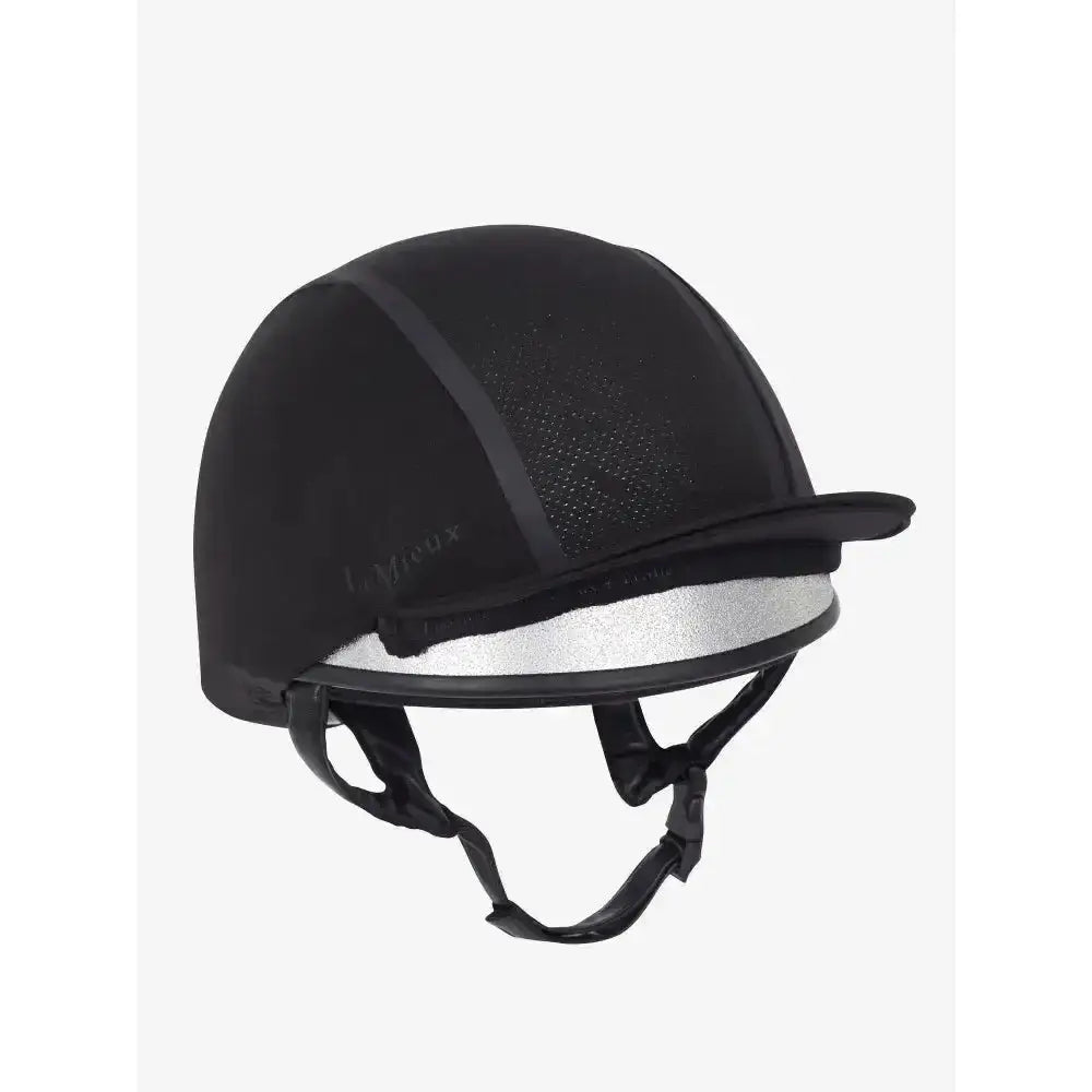 Lemieux Carmine Hat Silk Black-Hat Silks-Lemieux-Black-Horsey Shopping
