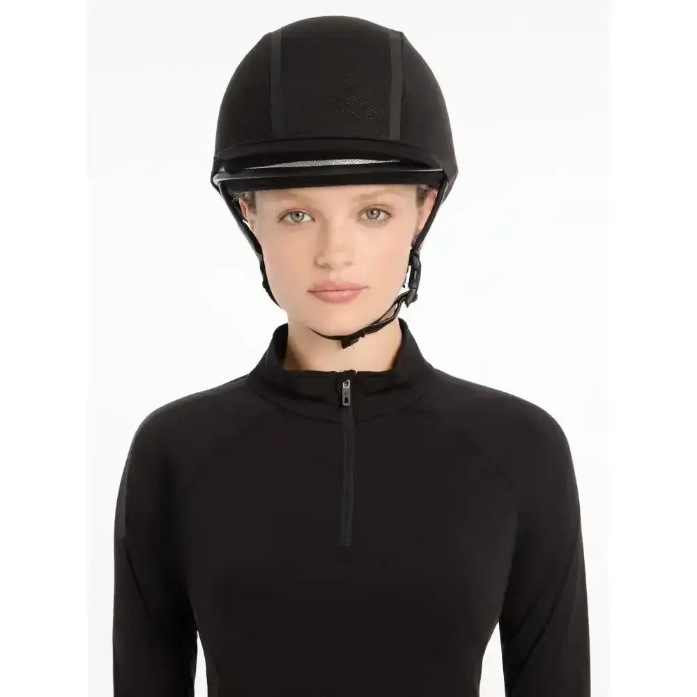 Lemieux Carmine Hat Silk Black-Hat Silks-Lemieux-Black-Horsey Shopping