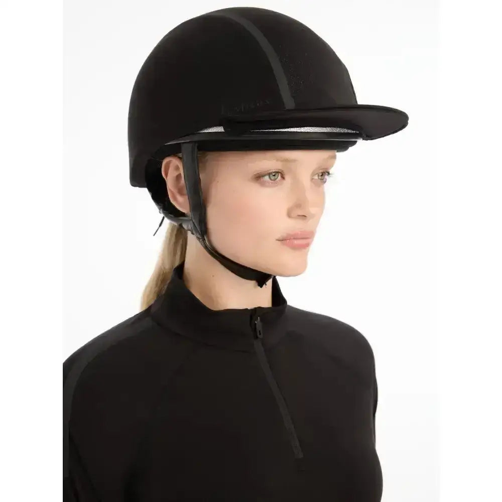 Lemieux Carmine Hat Silk Black-Hat Silks-Lemieux-Black-Horsey Shopping