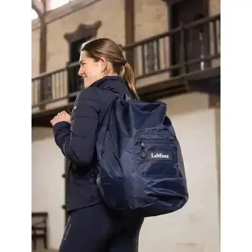 Lemieux Carry All Backpack Navy-Luggage & Bags-Lemieux-Navy-Horsey Shopping