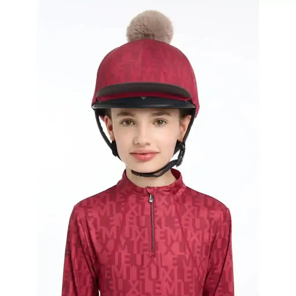Lemieux Casey Hat Silk Ember-Hat Silks-Lemieux-Ember-Horsey Shopping