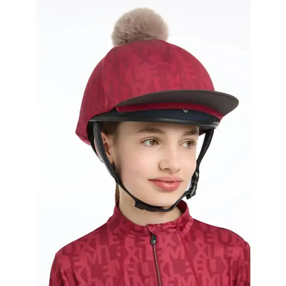 Lemieux Casey Hat Silk Ember-Hat Silks-Lemieux-Ember-Horsey Shopping